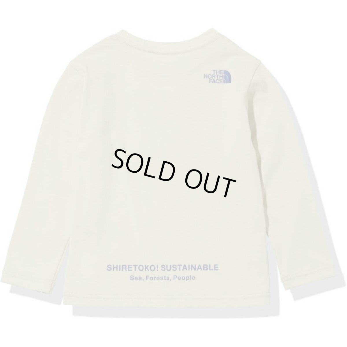 画像2: ノースフェイス 長袖Tシャツ ベビー 子供服 THE NORTH FACE B L/S Shiretoko Toko Tee (ロングスリーブシレトコトコティー) 【BS/ブリーチドサンド】【80-90cm】 (2)