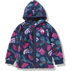 画像1: THE NORTH FACE Camp-bell Fleece Hoodie (キャンベルフリースフーディー) 【FN/フォレストパークネイビー】【100-150cm】 (1)