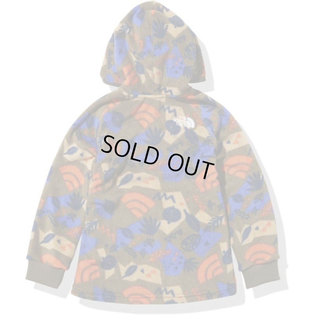 画像2: THE NORTH FACE Camp-bell Fleece Hoodie (キャンベルフリースフーディー) 【FO/フォレストパークオリーブ】【100-150cm】 (2)