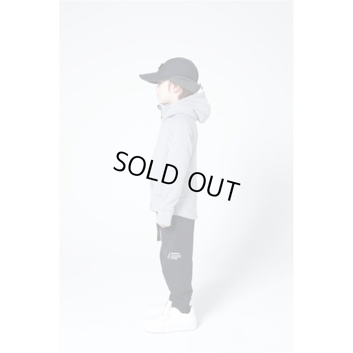 画像3: HIGHKING stealth hoody【gray】【100-120cm 】 (3)