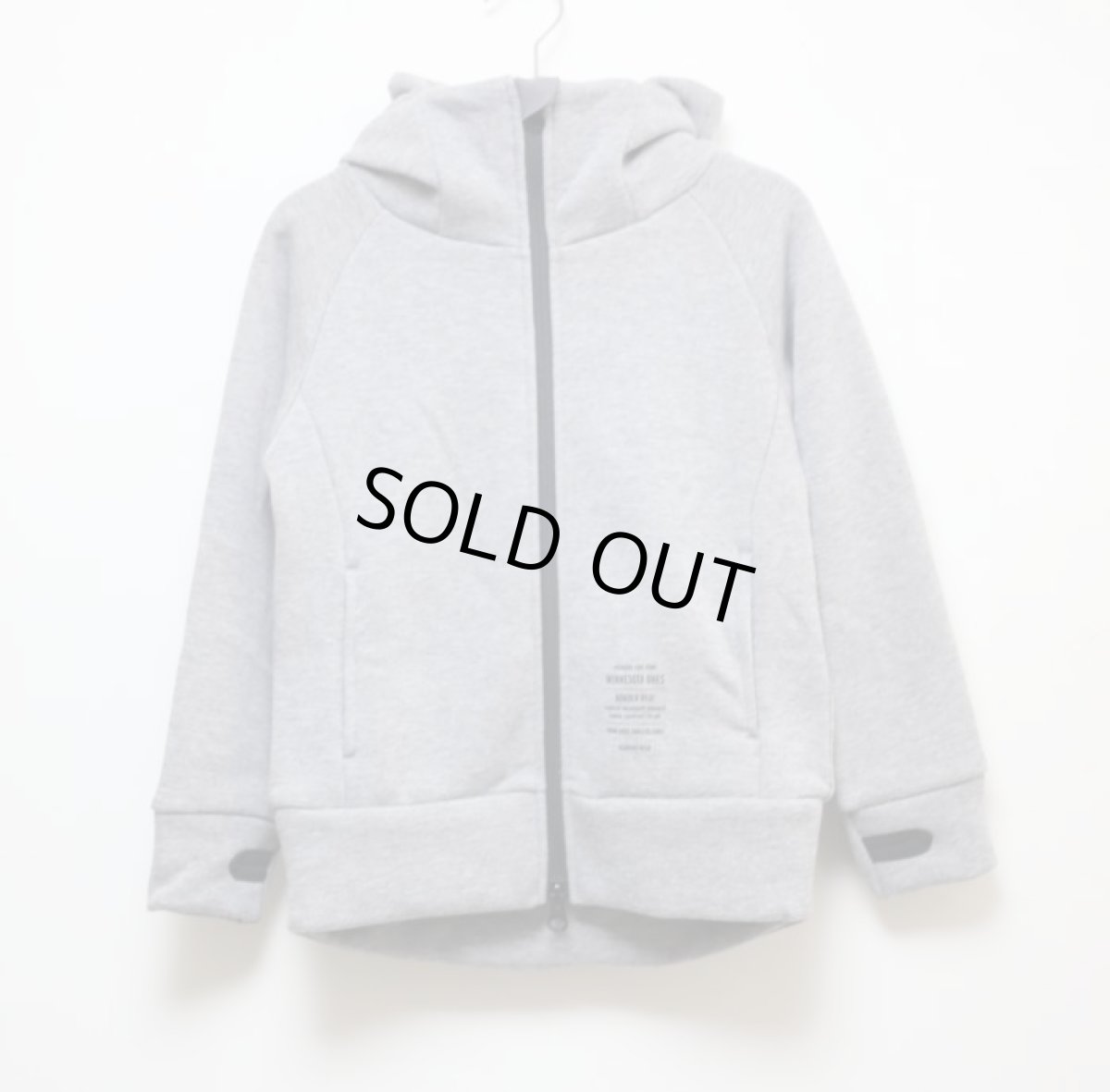 画像4: HIGHKING stealth hoody【gray】【100-120cm 】 (4)