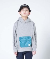 画像1: HIGHKING trico hoody【gray】【100-120cm 】 (1)