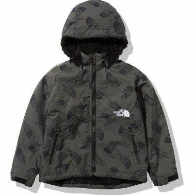 画像1: THE NORTH FACE Novelty Compact Nomad Jacket (ノベルティーコンパクトノマドジャケット) 【TC/トスロゴチャコール】【100-150cm】