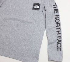 画像4: THE NORTH FACE L/S Sleeve Graphic Tee (ロングスリーブスリーブグラフィックティー) 【Z/ミックスグレー】【100-150cm】 (4)