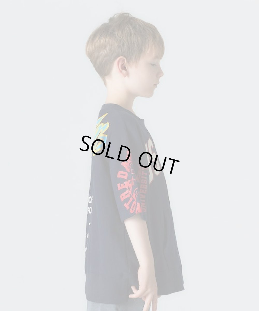 画像2: SMOOTHY リメイク半袖SW【NAVY】【90-160cm】 (2)