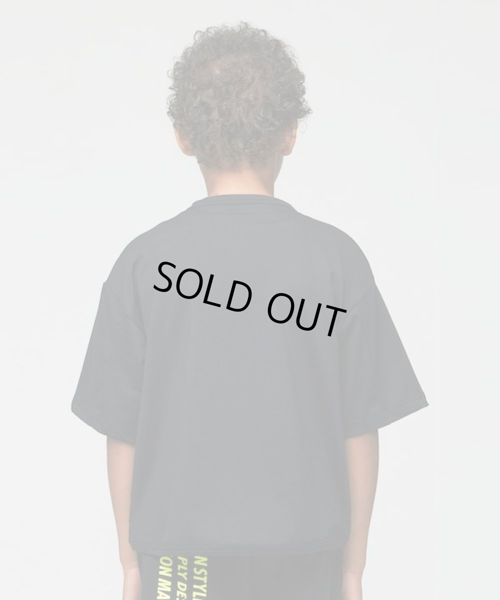 画像2: RE/SP ポケットジップTシャツ【BLACK】【130-160cm】 (2)