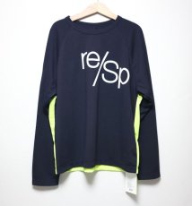 画像3: RESP ロングスリーブTシャツ【NAVY】【130-160cm】 (3)