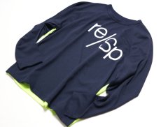 画像5: RESP ロングスリーブTシャツ【NAVY】【130-160cm】 (5)