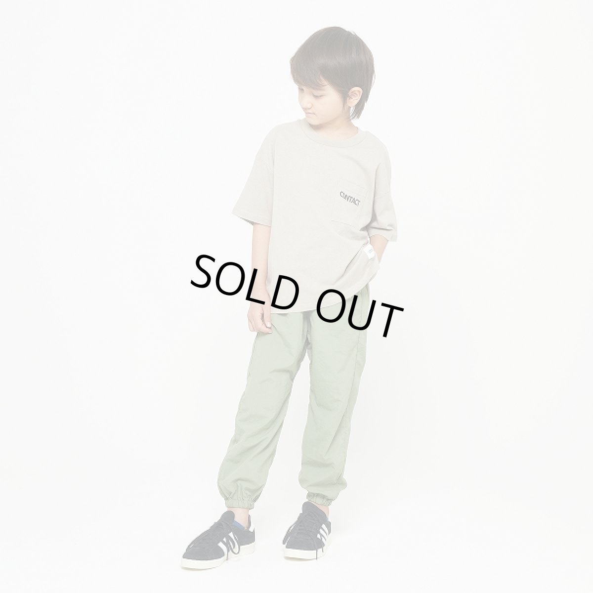 画像3: GENERATOR 裾ゴムパンツ【OL/オリーブ】【110-160cm】 (3)