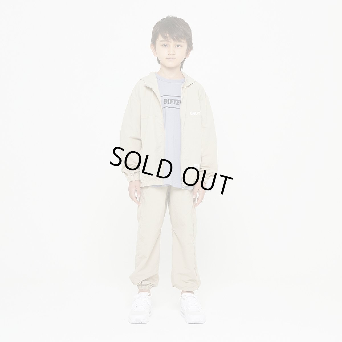 画像3: GENERATOR 裾ゴムパンツ【GU/グレージュ】【110-160cm】 (3)