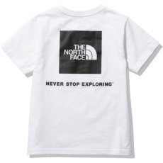 画像1: THE NORTH FACE S/S Back Square Logo Tee (ショートスリーブバックスクエアロゴティー) 【W/ホワイト】【100-150cm】 (1)