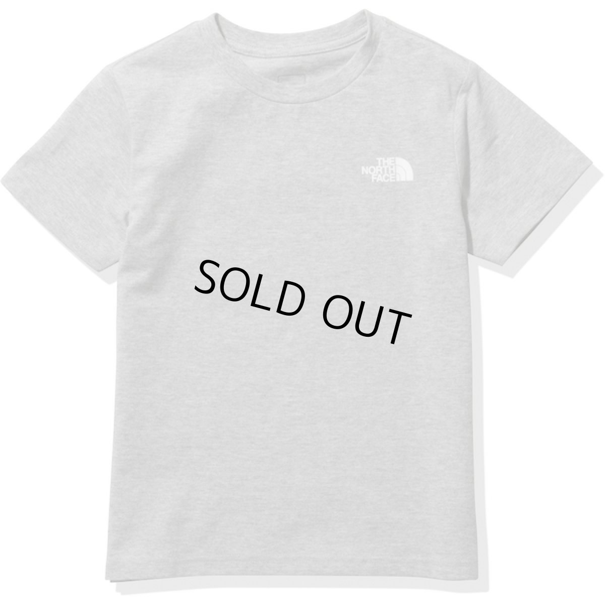 画像2: THE NORTH FACE S/S Back Square Logo Tee (ショートスリーブバックスクエアロゴティー) 【Z/ミックスグレー】【100-150cm】 (2)