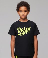 画像1: 【SALE20%OFF】RE/SP Script Tee【BLACK】【130-160cm】 (1)