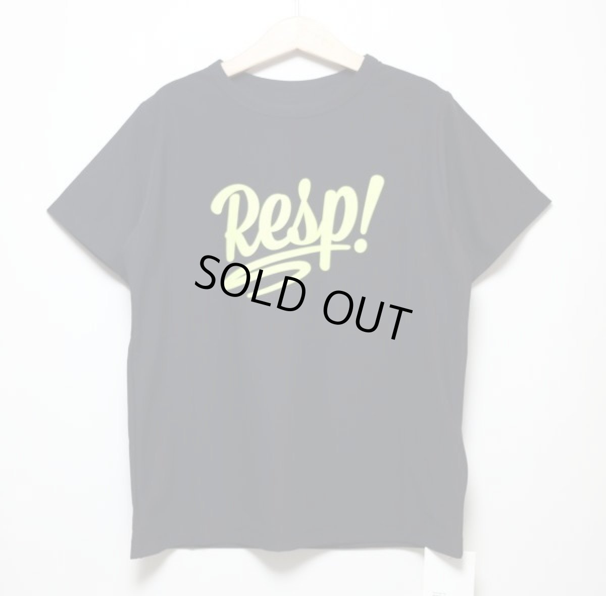画像3: 【SALE20%OFF】RE/SP Script Tee【BLACK】【130-160cm】 (3)