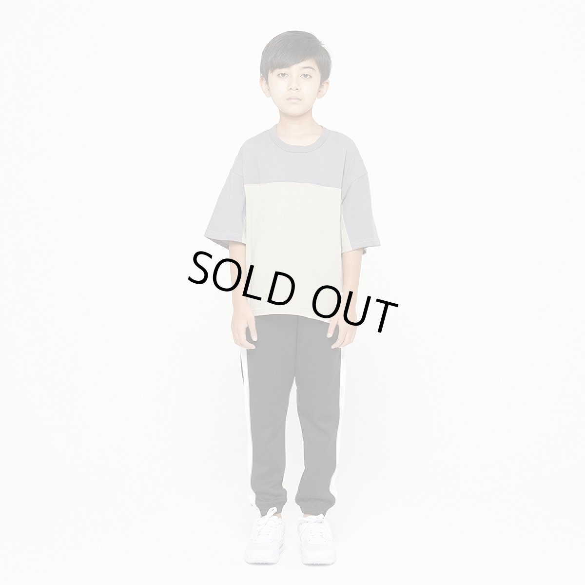 画像4: GENERATOR Two Tone Tシャツ【CG/チャコールグレー】【110-160cm】 (4)