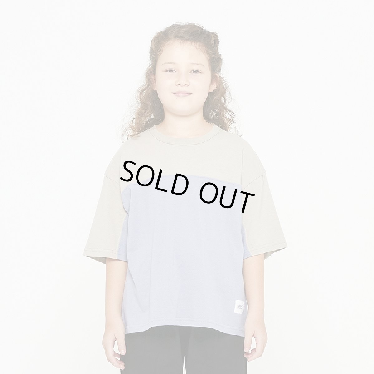 画像2: GENERATOR Two Tone Tシャツ【GU/グレージュ】【110-160cm】 (2)