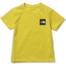 画像1: THE NORTH FACE S/S Small Square Logo Tee (キッズ  ショートスリーブスモールスクエアロゴティー) 【AD/アシッドイエロー】【100-150cm】 (1)