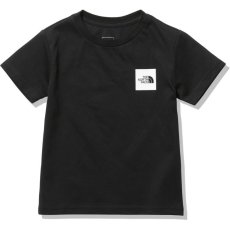 画像1: THE NORTH FACE S/S Small Square Logo Tee (キッズ  ショートスリーブスモールスクエアロゴティー) 【K/ブラック】【100-150cm】 (1)