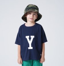 画像1: HIGHKING youth short sleeve【navy】【100-120cm 】 (1)