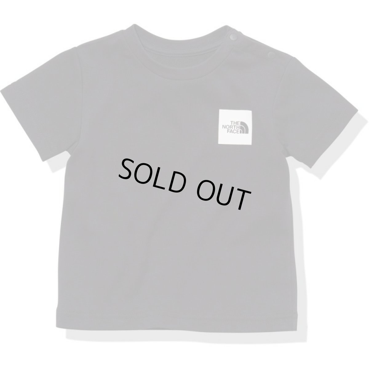 画像1: THE NORTH FACE B S/S Small Square Logo Tee (ベビー ショートスリーブスモールスクエアロゴティー) 【K/ブラック】【80-90cm】 (1)