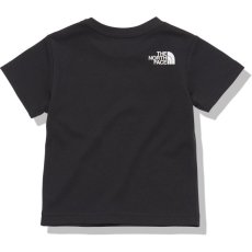 画像2: THE NORTH FACE S/S Small Square Logo Tee (キッズ  ショートスリーブスモールスクエアロゴティー) 【K/ブラック】【100-150cm】 (2)