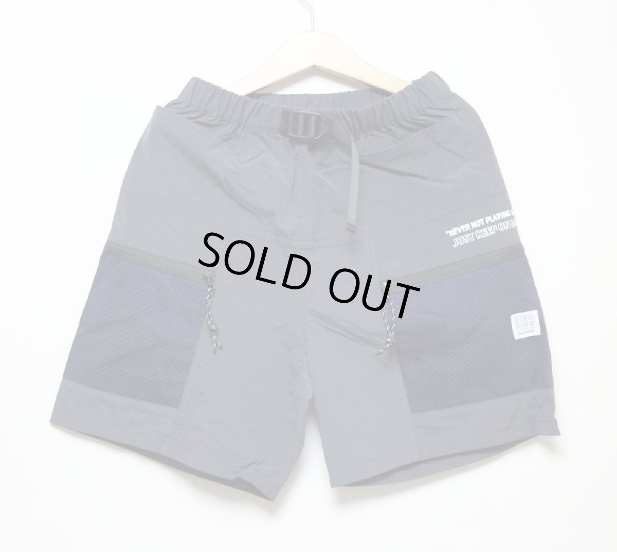画像1: HIGHKING solid shorts【charcoal】【130-160cm 】 (1)
