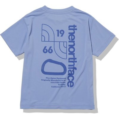 画像1: THE NORTH FACE S/S Carabiner Art Tee (キッズ  ショートスリーブカラビナアートティー) 【FZ/フローズンブルー】【100-150cm】