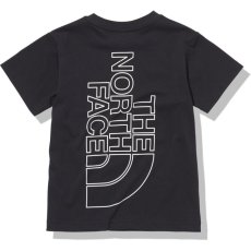 画像1: THE NORTH FACE S/S Big Root Tee (キッズ  ショートスリーブビッグルートティー) 【K/ブラック】【100-150cm】 (1)