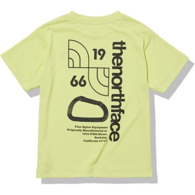 画像1: THE NORTH FACE S/S Carabiner Art Tee (キッズ  ショートスリーブカラビナアートティー) 【SE/シャープグリーン】【100-150cm】