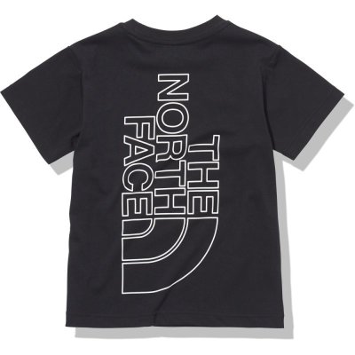 画像1: THE NORTH FACE S/S Big Root Tee (キッズ  ショートスリーブビッグルートティー) 【K/ブラック】【100-150cm】