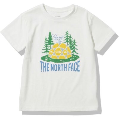 画像1: THE NORTH FACE S/S Camp Luminous Tee (キッズ  ショートスリーブキャンプルミナスティー) 【W/ホワイト】【100-150cm】