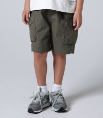 画像1: HIGHKING fatigue shorts【khaki】【130-160cm 】 (1)