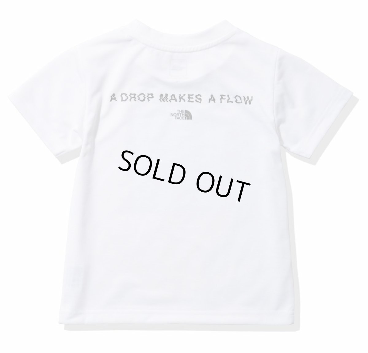 画像2: THE NORTH FACE S/S A Drop Square Logo Tee (キッズ  ショートスリーブアドロップスクエアロゴティー) 【W/ホワイト】【100-150cm】 (2)