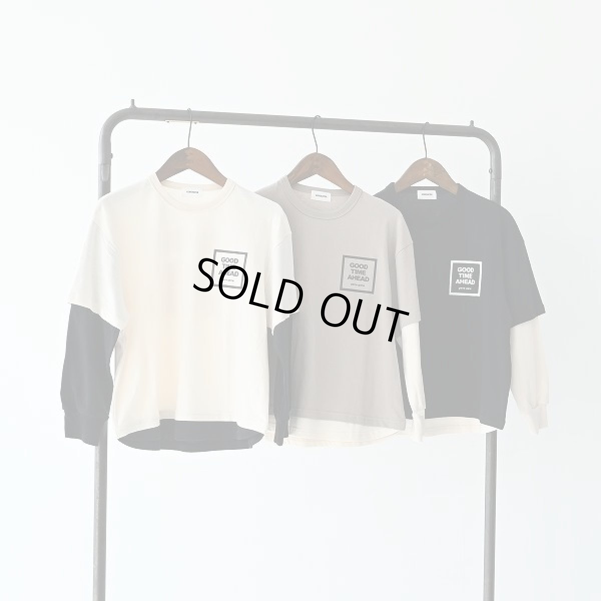 画像6: GENERATOR(ジェネレーター) GOOD TIME レイヤード L/S Tシャツ【IV/アイボリー】【110-160cm】 (6)