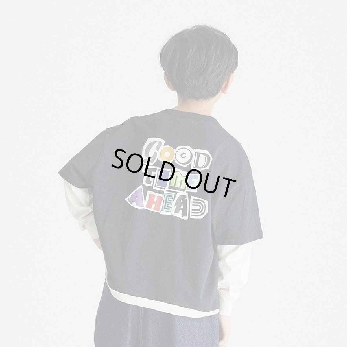 画像3: GENERATOR(ジェネレーター) GOOD TIME レイヤード L/S Tシャツ【BK/ブラック】【110-160cm】 (3)