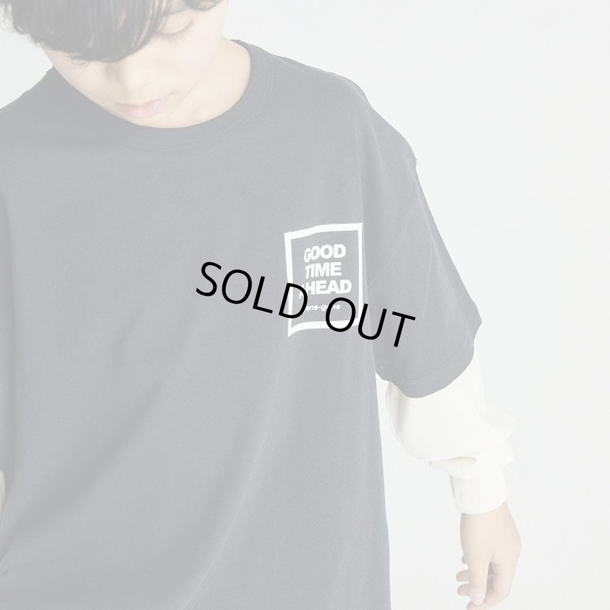 画像4: GENERATOR(ジェネレーター) GOOD TIME レイヤード L/S Tシャツ【BK/ブラック】【110-160cm】 (4)