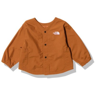 画像1: The North Face(ザ・ノースフェイス) B Field Smock (フィールドスモック) (ベビー)【LT/レザーブラウン】【80-90cm】