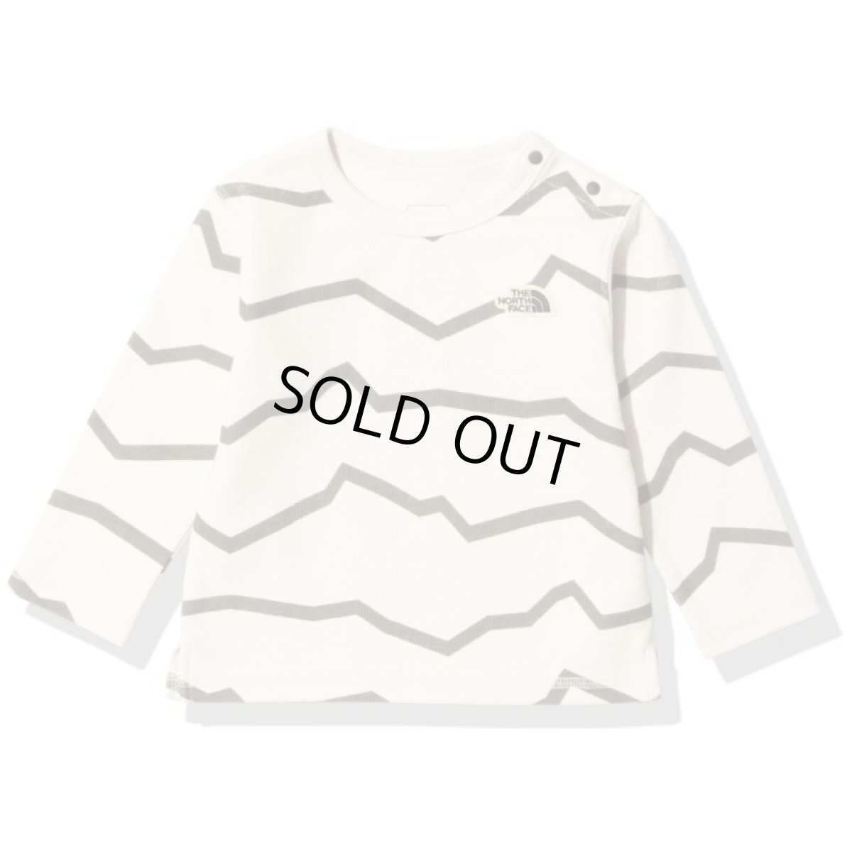 画像2: The North Face(ザ・ノースフェイス) B Latch Pile Crew (ラッチパイルクルー) (ベビー)【SS/MTNストライプサンド】【80-90cm】 (2)