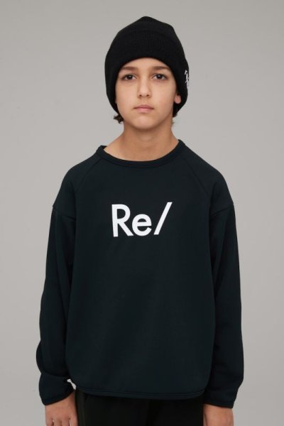 画像1: RE/SP(アールイーエスピー) Re/ プラクティスL/S Tee【BLACK】【130-160cm】