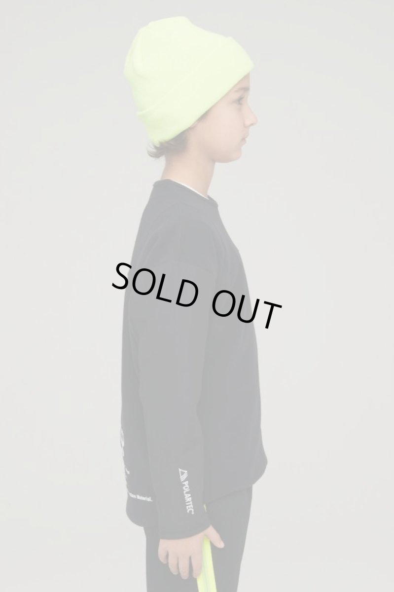 画像2: RE/SP(アールイーエスピー) RE/SP POLARTEC フリース【BLACK】【130-160cm】 (2)