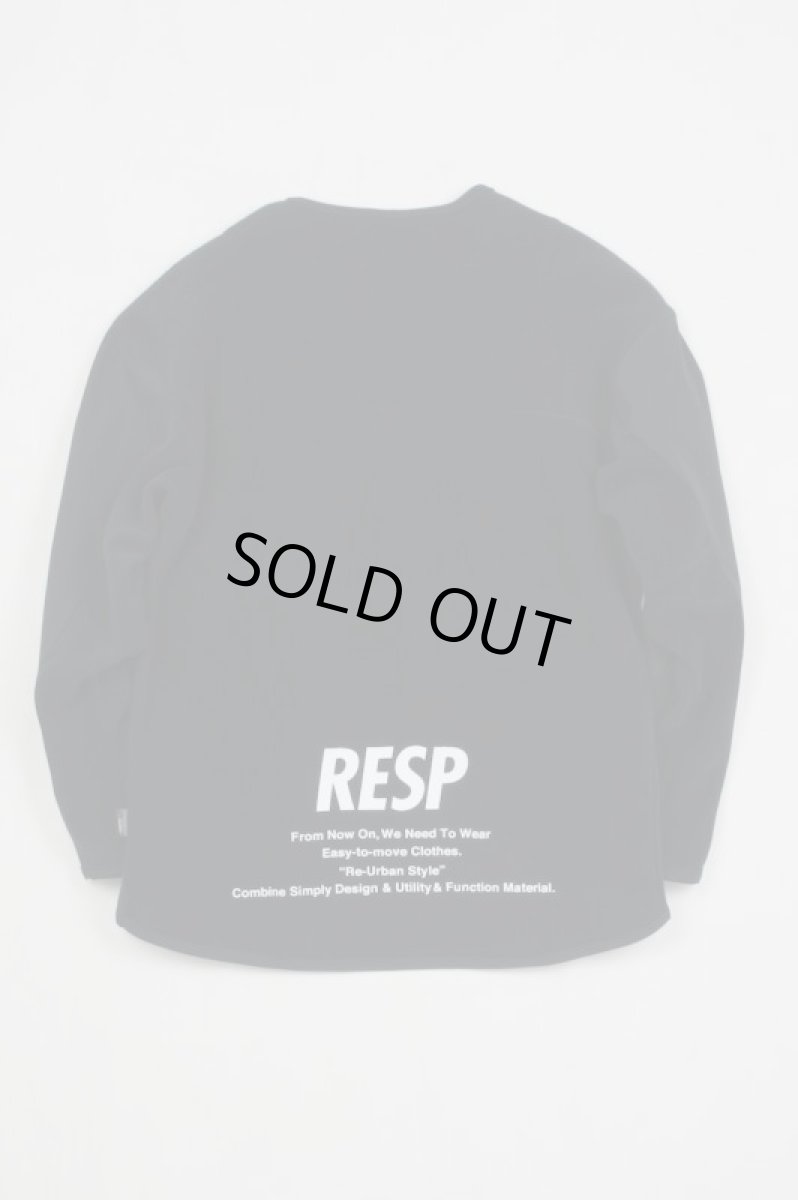 画像5: RE/SP(アールイーエスピー) RE/SP POLARTEC フリース【BLACK】【130-160cm】 (5)