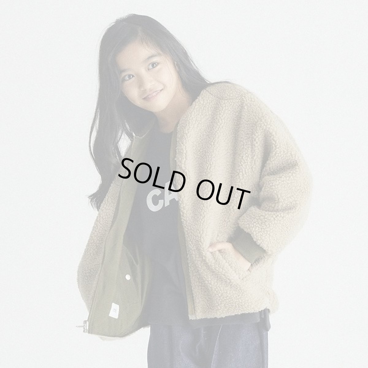 画像2: GENERATOR(ジェネレーター) リバーシブルジャケット【KH/カーキ】【110-160cm】 (2)