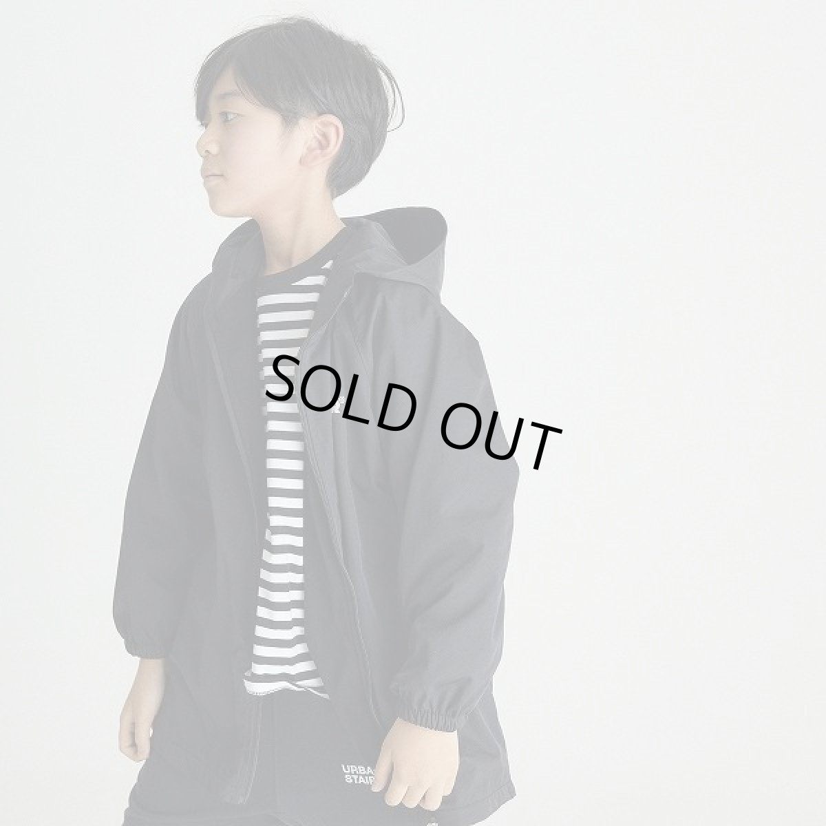 画像2: GENERATOR(ジェネレーター) ナイロンフードコート【BK/ブラック】【110-160cm】 (2)