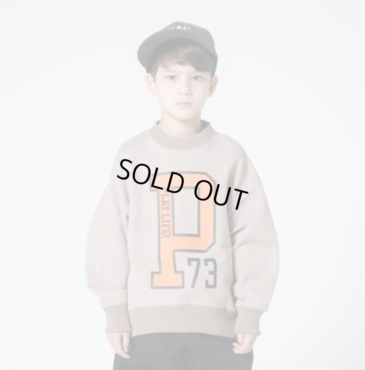 画像1: 【SALE20%OFF】HIGHKING(ハイキング) play life sweat【beige】【100-120cm 】 (1)