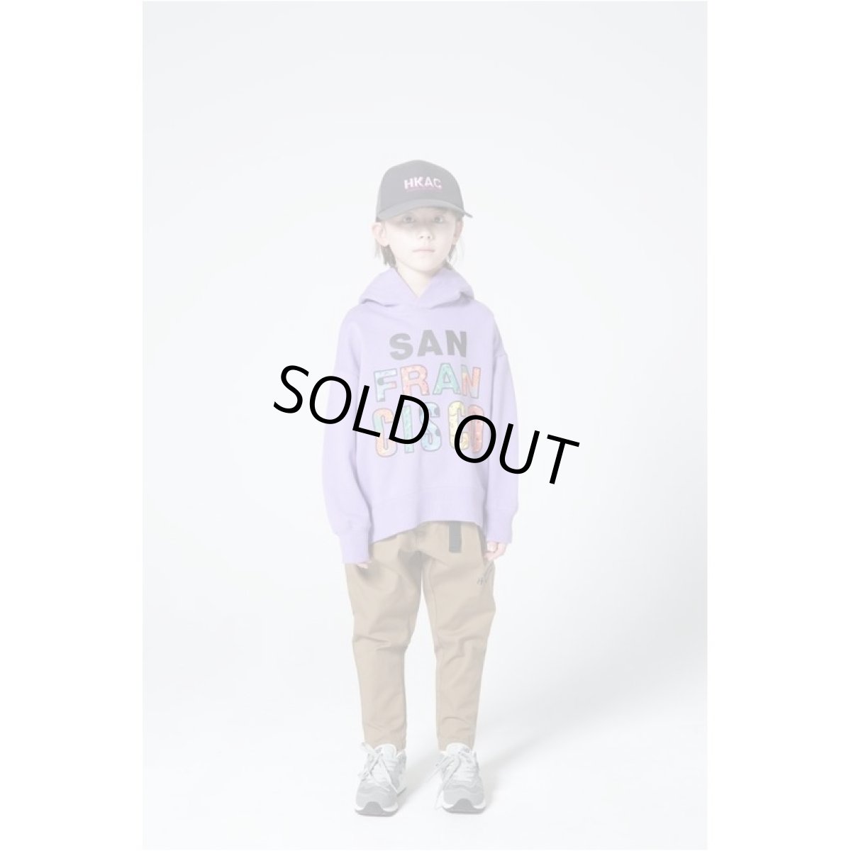 画像2: HIGHKING(ハイキング) souvenir hoody【lavender】【100-120cm 】 (2)