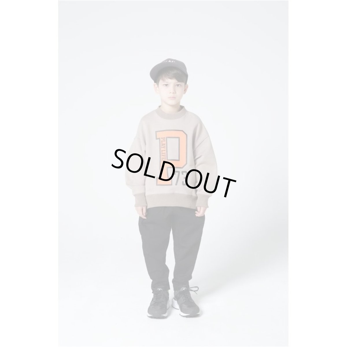 画像2: 【SALE20%OFF】HIGHKING(ハイキング) play life sweat【beige】【100-120cm 】 (2)