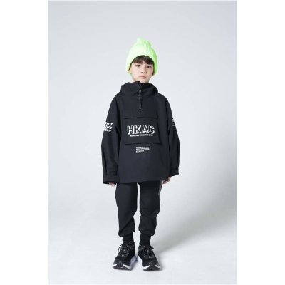 画像1: HIGHKING(ハイキング) chemock hoody【black】【100-170cm 】