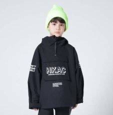 画像1: HIGHKING(ハイキング) chemock hoody【black】【100-170cm 】 (1)