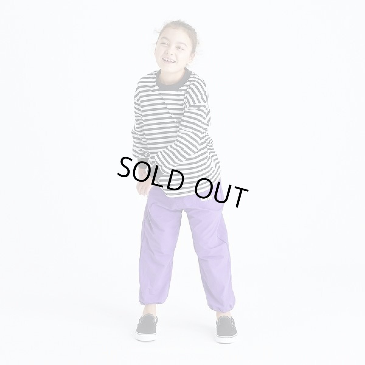 画像2: GENERATOR(ジェネレーター) ボーダー L/S Tシャツ【BK/ブラック】【110-160cm】 (2)