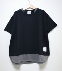 画像1: 6°vocaLe（セスタヴォカーレ）レイヤードTシャツ 【BLACK】【130-160cm】 (1)